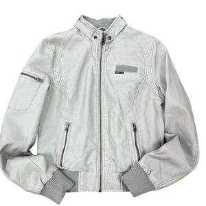 Vintage Members Only leather jacket. Moto style. Soft leather